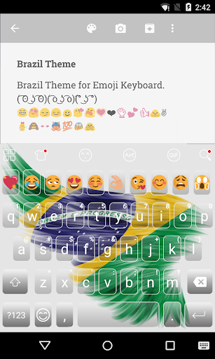 Brazil Theme -Emoji keyboard