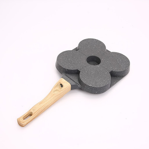 Title 6, Four-hole egg frying pan, medical stone non-sti...