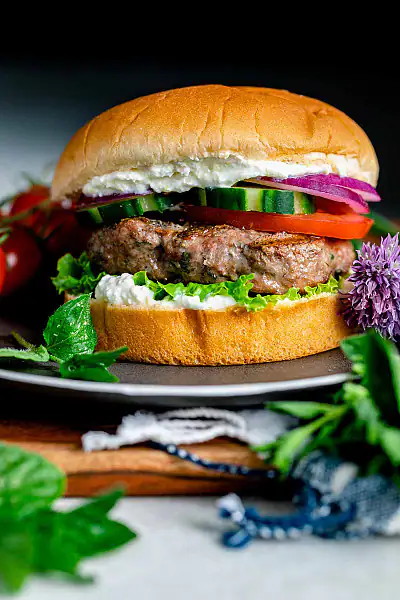 Grill Lamb Burger