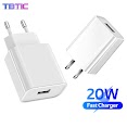 Củ Sạc Nhanh Usb Type C Tbtic 20W Sử Dụng Tiện Lợi Cho Apple Iphone 12 Pro Max 11 Xs Max Xr Samsung Xiaomi Huawei