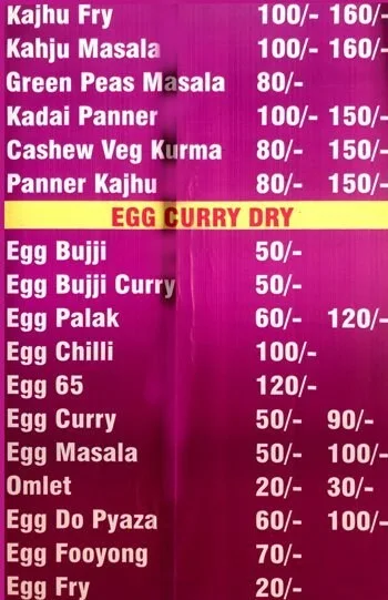 Mega Tasty N Spicy menu 