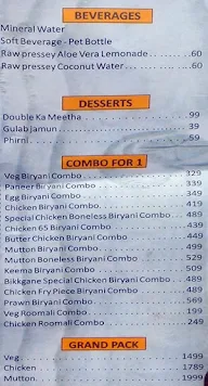 Bikkgane Biryani menu 4