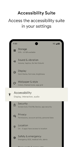 Screenshot Android Accessibility Suite