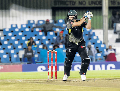 TAKING A STAND: Jon-Jon Smuts, of the Warriors during the Ram Slam T20 Challenge match between the Warriors and Titans at Buffalo Park on Friday in East London Picture: GALLO IMAGES