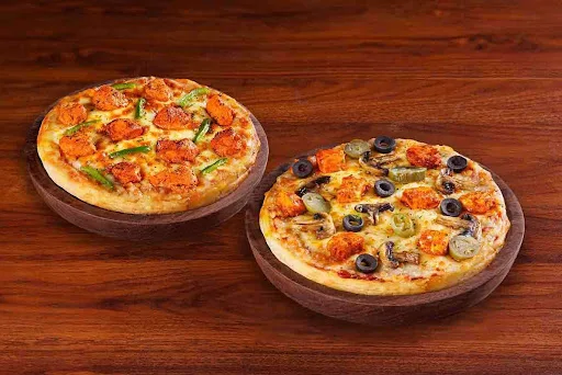 1 Veg & 1 Non-Veg Cheesy Pizza Mania At 225