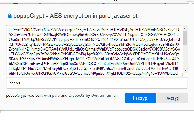 popupCrypt Preview image 2