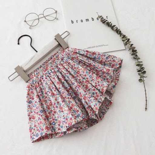 Title 4, Girls shorts cute Western style, thin cotton, ...