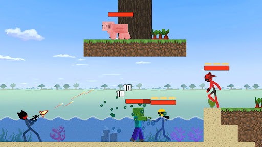 Screenshot Stickman Combat: Craft War