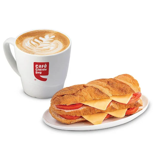 Double Decker Cheese Tomato SW N Cappuccino