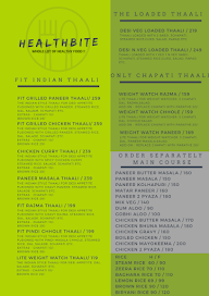 Healthbite menu 2