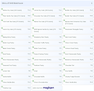 NH8 Bakehouse menu 1