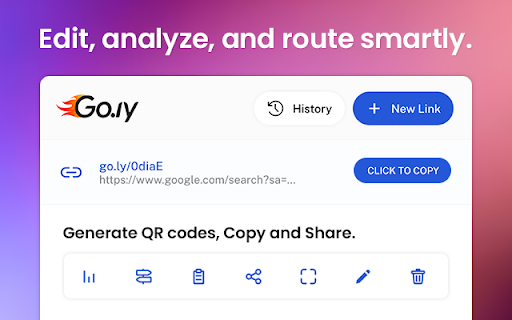 Go.ly | Short links and Analytics