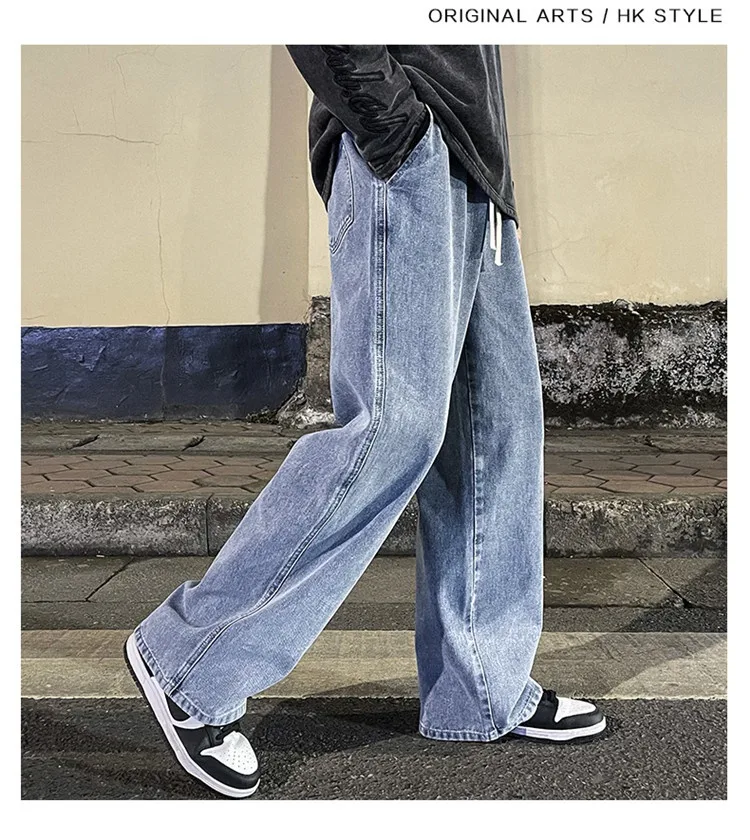 Title 4, Loose Casual Pants Plus Size Straight Jeans for...