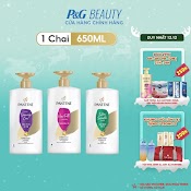 Dầu Xả Pantene Chai 650Ml Ngăn Rụng Tóc / Mượt Mà Óng Ả / Chăm Sóc Hư Tổn