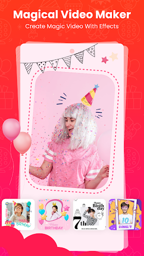 Birthday Effect Photo Video Maker with Music