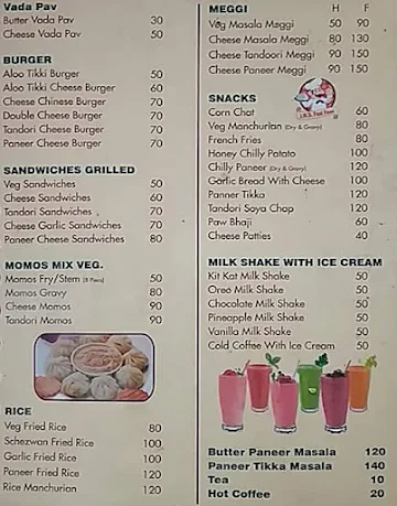 Jmd Fast Food menu 