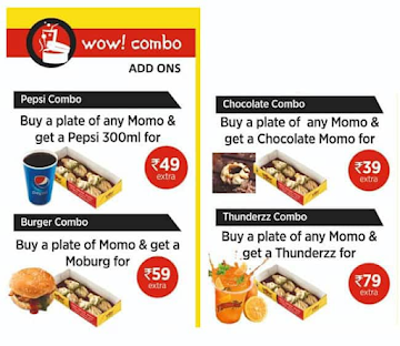 Wow! Momo menu 