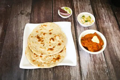 Butter Paneer Masala With 2 Butter Tandoori Roti