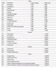 Goyal Bakery menu 1