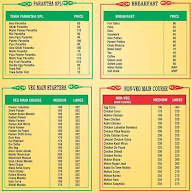 Arjun Dhaba menu 2