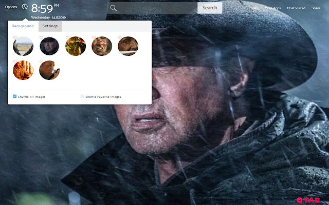 RAMBO V LAST BLOOD Wallpapers New Tab