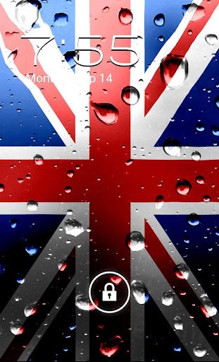 UK flag lockscreen