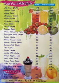 Mariya Juice Center menu 2