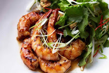 Honeyed Barbecued Prawns