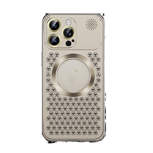 Title 5, Phone Case Aromatherapy Shell Metal Mesh Lens M...