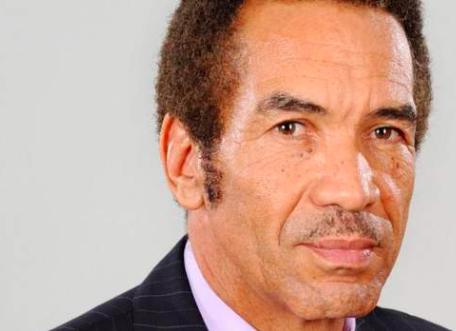 Mr Khama left office in 2018 after 10 years