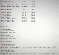 Mandi Box menu 2