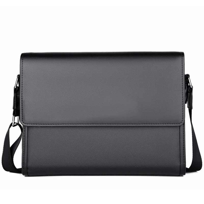 Sacoche Plate Décontractée Simple pour Homme, Idéale au Quotidien, Confortable et Pratique, Parfaite pour Transporter Vos Essentiels.