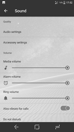 Dark Desert Night Theme Xperia