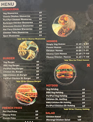 X Shawarma & Momos menu 1