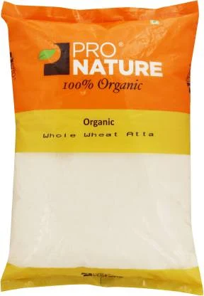 Pro Nature Organic Atta - Whole Wheat - 1 kg