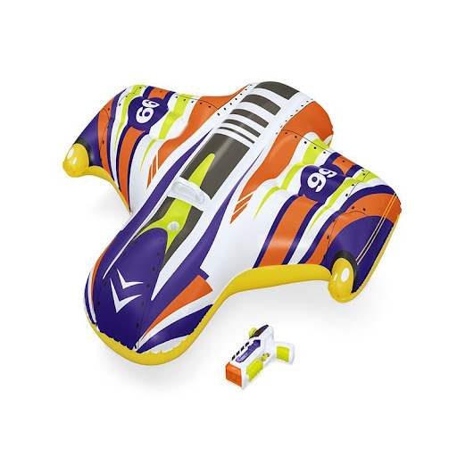 Title 7, Kids Harness Water Gun Inflatable Swimming Ring...