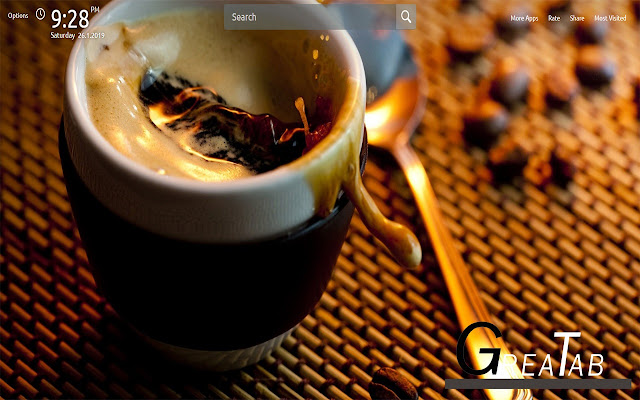 House of Coffee Wallpapers Theme |GreaTab