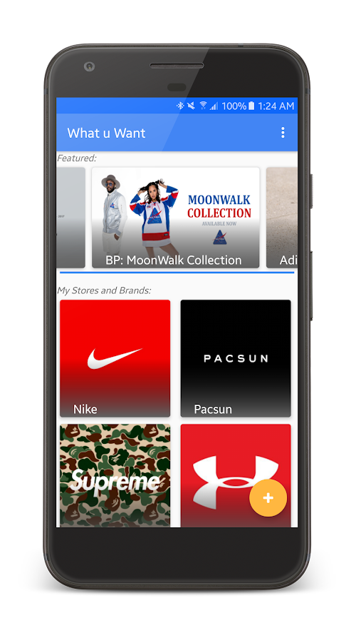 Android application What U Want screenshort