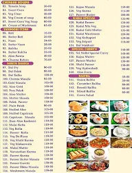 Srinidhi Sagar menu 4