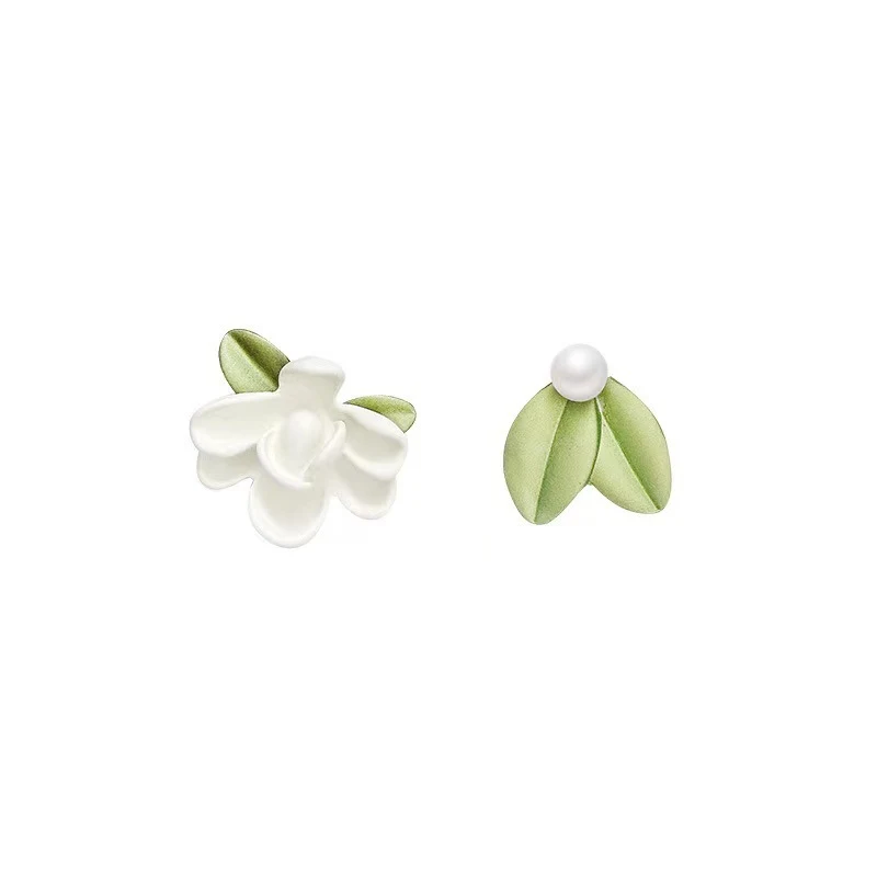 Title 1, Sen Series Gardenia asymmetrische oorbellen, bl...