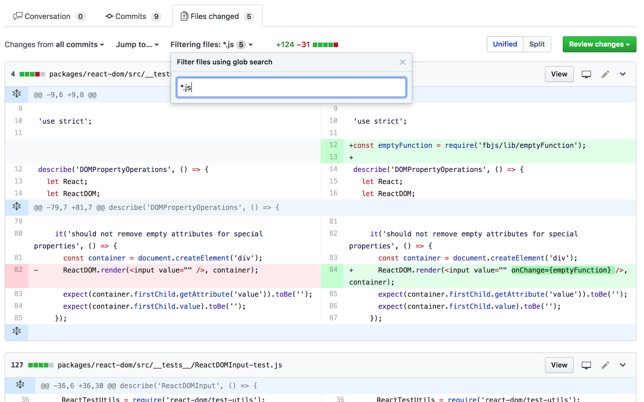 GitHub Review Filter Preview image 0