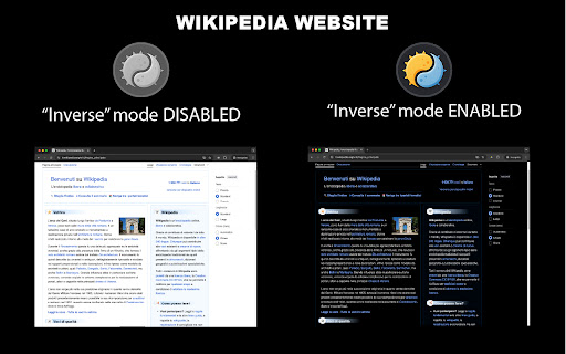 Inverse Dark/Light Mode