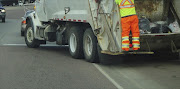 Garbage Pickup Service - Stock image