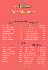 Oh! Mumbai menu 2