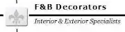 F & B Decorators Logo