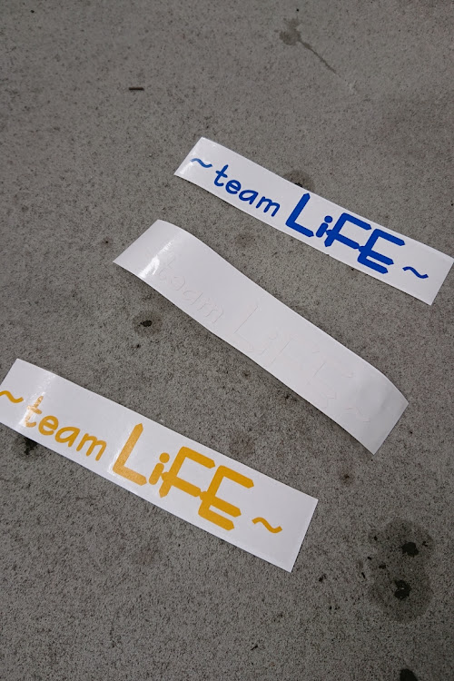 ライフの～teamLiFE～・チームステッカー・モンスター・チーライ・ブルーライトに関するカスタム事例の投稿画像1枚目