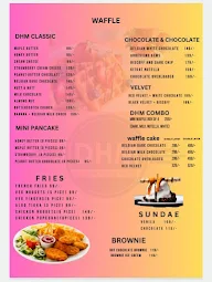 Dhm Dessert House Mafia menu 2