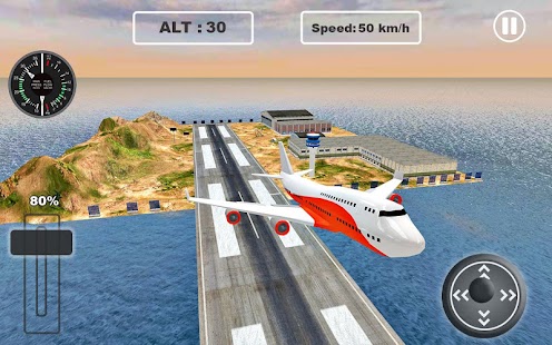 Fly Jet Airplane - Real Pro Pilot Flight Sim 3D 1.0 APK + Mod (Uang yang tidak terbatas / Pro) untuk android