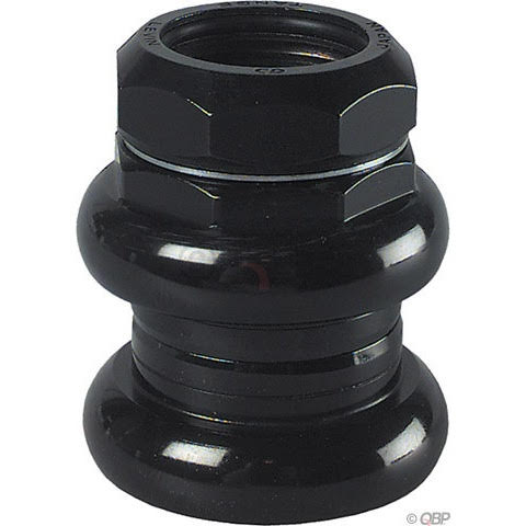 Tange Levin CDS 1" Threaded Headset: 26.4mm Crown Race Black