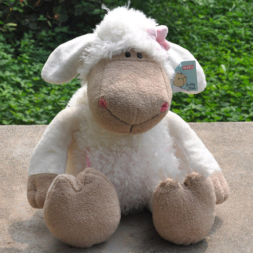 Title 3, White Daihua Sheep Dolly Wool Plush Toy Doll Gi...